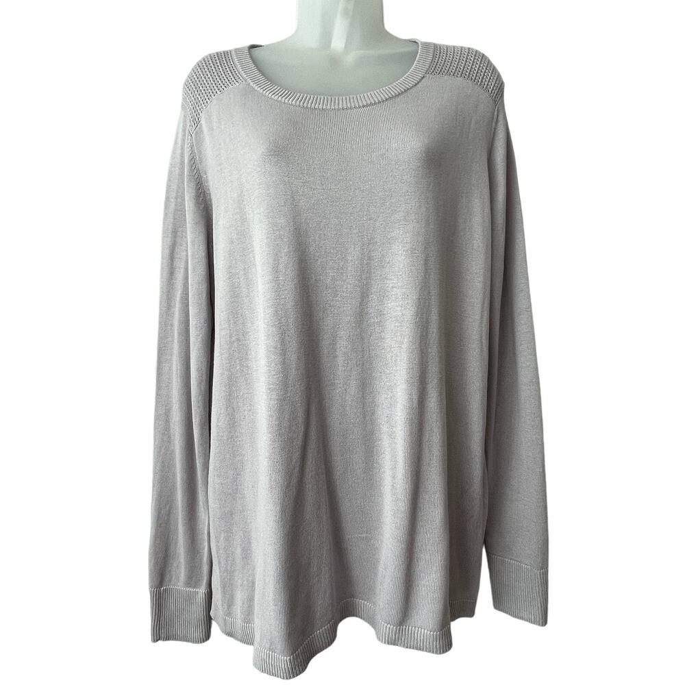 Lululemon Back to Balance LS Sweater Cashlu in Iced Iris Size 10 NWOT
